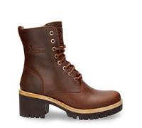 Panama Jack Femmes Padma B13 Écorce Marron Étanche Cuir à Talon Combat Bottes