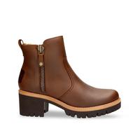 Panama Jack Femmes Pauline B9 Écorce Marron Étanche Cuir à Talon Bottines