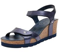 Panama Jack Julia Shine Sandales compensées Femme, Marino B5, 39 EU