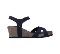 Panama Jack - Sandalette basique avec deux brides adhésives - Femme - Chaussures - Bleu - Taille: 38 EU