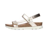 Panama Jack - Sandalette Plateforme Dorée Selma - Femme - Chaussures - Jaune - Taille: 41 EU