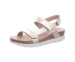Panama Jack Women's Selma Shine Flat Sandal, 4 UK, Oro B1, 42 EU