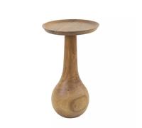 PANAMA - Table d'appoint ronde en acacia D35 Marron