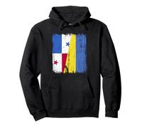 Panama Ukraine Demi Drapeau panaméen Ukrainien Patrimoine Sweat à Capuche