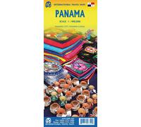 Panama waterproof Waterproof, échelle 1 : 400 000 - Collectif - Itm Publishing - broché - Atlas / carte