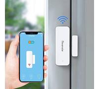 Panamalar Capteur de Porte Fenêtr Intelligent, Télécommande Low Energy Alarme Maison Compatible avec Alexa, Google Assistant, Convient aux Portes, Fenêtres et Armoires, la Maison,Office (1)