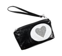 Paname-paris Trousse Make-Up Lamée Coeur Argent