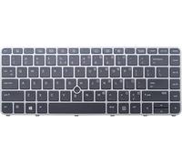 PANAMEMORY Keyboard Clavier rétroéclairé original compatible avec HP EliteBook 745 G3, 745 G4, 840 G4, 848 G4 - Layout US - Numéro de pièce 836308-001, 819877-001, 836308-061 - avec pointing Stick