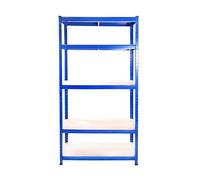 Panana Étagère de Rangement de Garage Charge Lourde à 5 Niveaux 175 kg par Étagère - Rayonnages Industrielles pour Charges Lourdes (Bleu, 30X70X150CM)