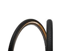 Panaracer Gravelking Pneu Pliable Semi-Lisse TLC Gravier Unisexe, Noir/Marron, 700 x 43c