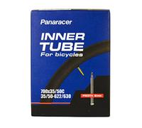 Panaracer Tube de vélo, Valve Presta, DE Nombreuses Tailles Différentes, 33-40-48-60-80 mm Vannes, Single ou Lot de 2, Mixte, YTW735-50F48, Noir, 700x35/50c 48mm stem