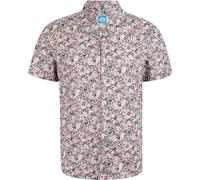 Panareha Chemise hawaïenne Aloha pour Homme Elba Bleu Marine, Rose (M)