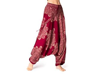 PANASIAM Aladin Pants, AeOrnament V2-bordeux Rot L