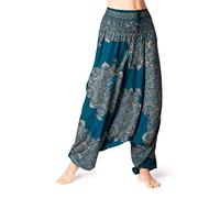 PANASIAM Aladin Pants, AeOrnament V2-türkis-Blau XL