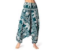 PANASIAM Aladin Pants, Chang, Elefant Turquoise XL