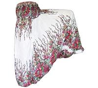 PANASIAM Aladin Pants Flower White, XL