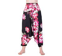 PANASIAM Aladin Pants, Hibiscus, in Red, L