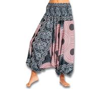 PANASIAM Aladin Pants, Mandala 2, Black n White L