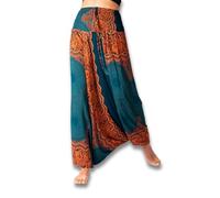 PANASIAM Aladin Pants, Mandala 3, Turquiose XL