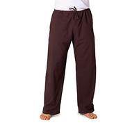 PANASIAM Cloth Trousers, Dark Brown, L