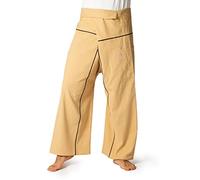 PANASIAM Fisherman Pants Stripe-Design, Beige, XL