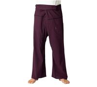 PANASIAM Fisherman Pants Stripe-Design, Purple, XL