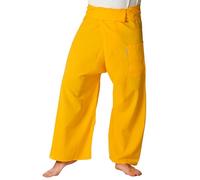 PANASIAM Fisherman Pants Unicolor, Yellow, XL