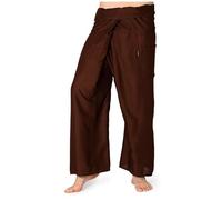 PANASIAM Fisherman Pants Viscose, Brown, L