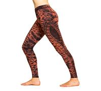 PANASIAM Legging Yoga Femme - Motif Jungle Tie Dye - Collant de Sport Long | Pièce unique teinte à la main, douce & extensible, respirante, viscose avec élasthanne, pour fitness, gymnastique, loisirs