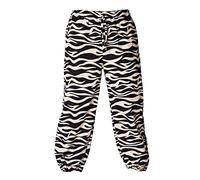 PANASIAM Muck Pants « Geometrix », motif japonais traditionnel, produit équitable dans de petites entreprises, zébré, L