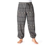 PANASIAM Orient Harem Pants, Black, L