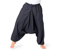 PANASIAM Aladin Pants Cotton 'Lini', Black, XL