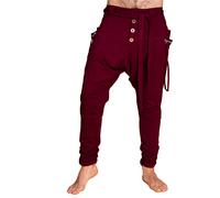 PANASIAM Pantalon Baggy Ch01 - Pantalon Jogging Harem Pantalon Bouffant Boho
