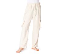 PANASIAM Pantalon Cargo 100% coton | 4 poches | coupe confortable | unisexe | éq