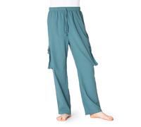 PANASIAM Pantalon Cargo 100% coton | 4 poches | coupe confortable | unisexe | éq