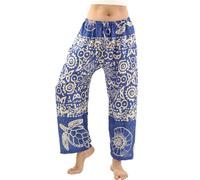 PANASIAM Pantalon Détente ATLANTIC - Pantalon de spa Pantalon de harem Bien-être