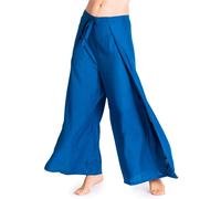 PANASIAM pantalon portefeuille palazzo unicolore jupe-culotte décontractée