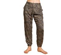 PANASIAM Pantalon Relax, Style Géométrique, Confortable,100% Coton