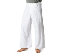 PANASIAM Fisherman Pants Unicolor, White XL