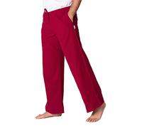 PANASIAM plastique Pantalon, un classique, dans cette un véritable Taille : M (edium), en coton - Rouge bordeaux