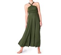 PANASIAM Robe Longue Femme - Robe Cache-Cœur Dos Nu - 40 Styles à Nouer | Dos nu & col V, Robe d'été en viscose légère avec élasthanne, Robe de soirée pour bal de promo, mariage & vacances