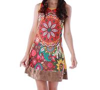PANASIAM Robe, Tunique Colorée, Coton, Disponible en S, M, L et XL, édition limité (Article de Boutique)