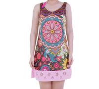 PANASIAM Robe, Tunique Colorée, Coton, Disponible en S, M, L et XL, édition limité (Article de Boutique)