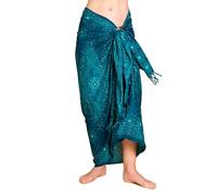PANASIAM Sarong Peacock V25 turquise, 250x113cm