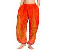 PANASIAM Sarouel Peacock, Pantalon Harem, Pantalon Bouffant, Pantalon de loisirs