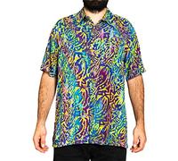 PANASIAM ShirtB Collar B107 Green Blue XL