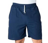 PANASIAM Short Bahama - Short d'été avec Cordon de Serrage | 100 % coton, respirant, taille élastique avec cordon de serrage & poches, short de plage ou de nuit femme & homme