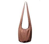 PANASIAM Shoulder bag Asanoha Design in brown, L