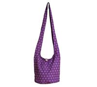 PANASIAM Shoulder bag Asanoha Design in violet, L