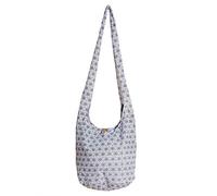 PANASIAM Shoulder bag Asanoha Design in white, L